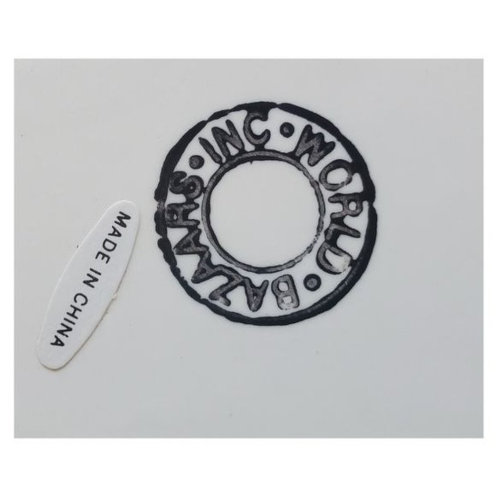 Vintage Original box World Bazar Santa Bear Christmas tree pitcher hand painted - Picture 5 of 9